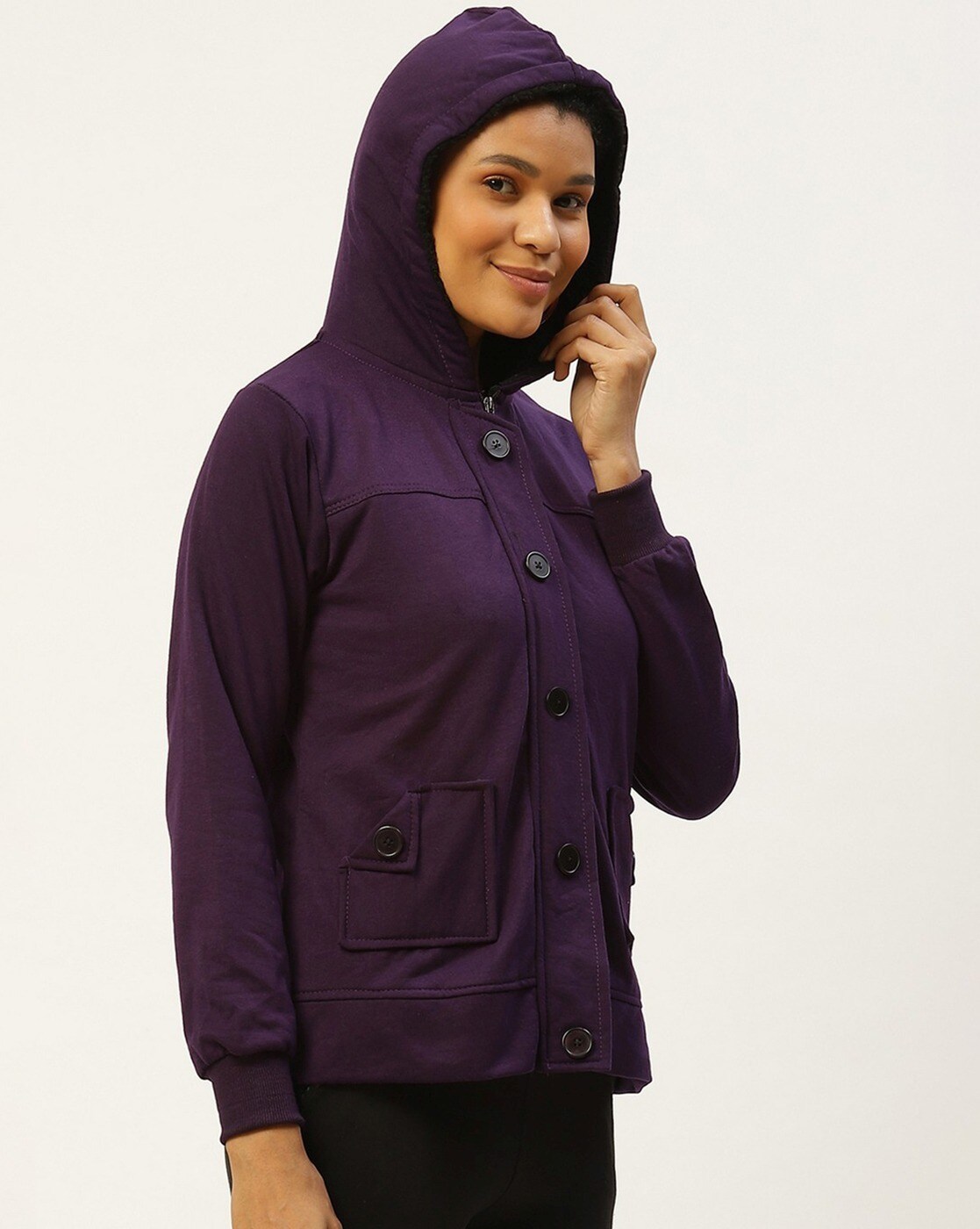 Buy Purple Jackets & Coats for Women by Belle Fille Online