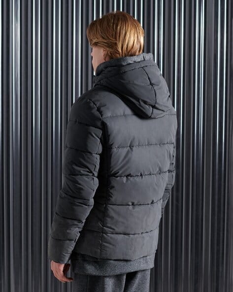 ombre sports puffer jacket