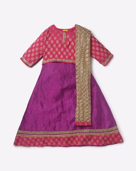 612 League Lehenga with Embroidered Choli & Dupatta