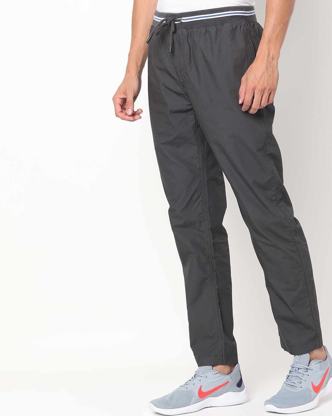 Buy Men Panelled Track Pants with Drawstring Fastening Online at Best  Prices in India - JioMart.