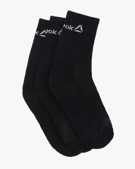 Reebok black hot sale socks