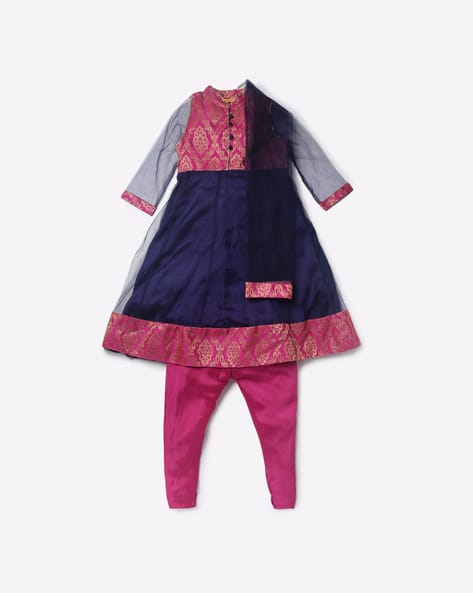 612 League Printed A-line Kurta & Pyjama Set