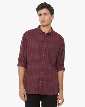 Buy Maroon Shirts for Men by SIN Online 
