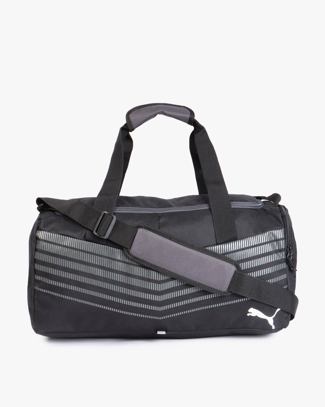 puma leather duffle bag