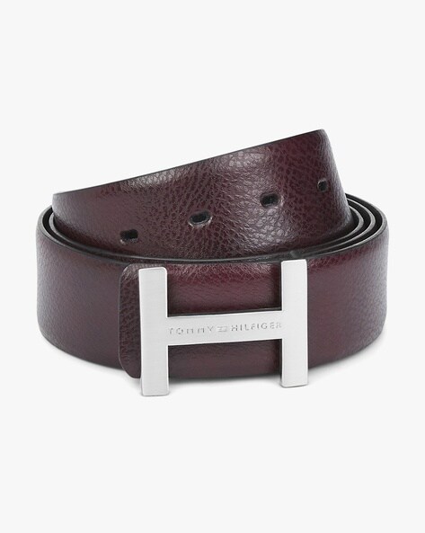tommy hilfiger genuine leather belt