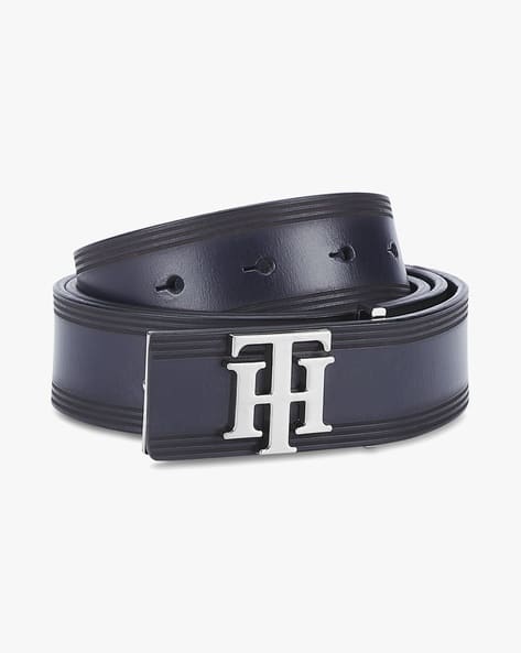 Leather Belt with Buckle Closure
