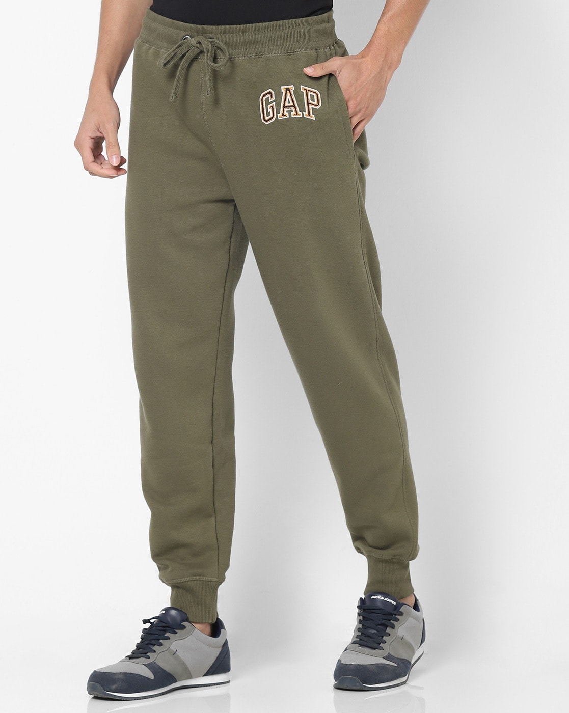 Buy Olive Green Track Pants for Men by GAP Online