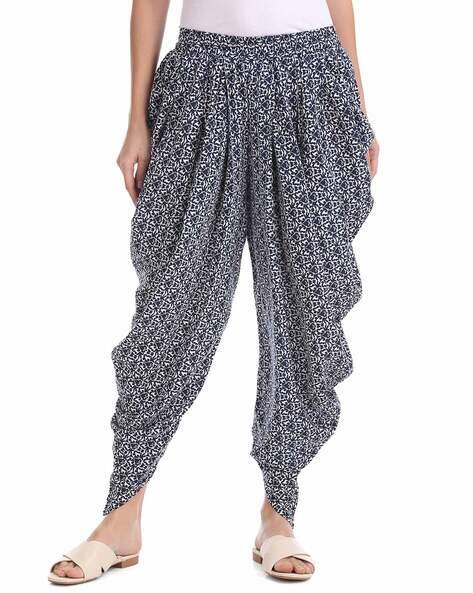 Buy Blue Trousers \u0026 Pants for Women by 
