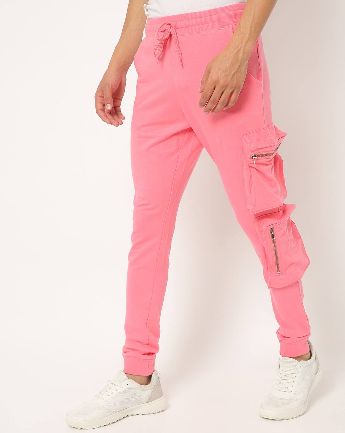 Buy Pink Track Pants for Men by Garcon 