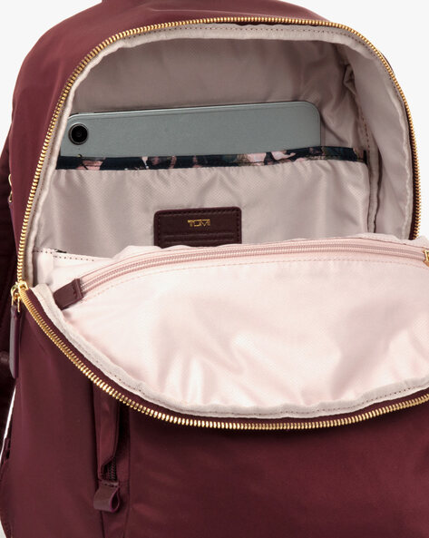 Tumi 2024 burgundy backpack