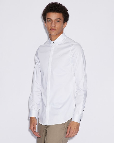 Buy White Shirts for Men by ARMANI EXCHANGE Online 