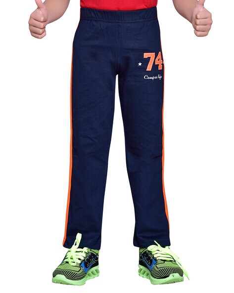 boys navy trackpants