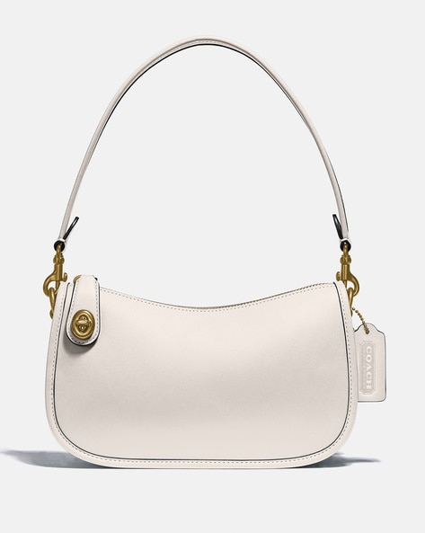 Buy Coach Swinger Small Sling Bag | White Color Women | AJIO LUXE