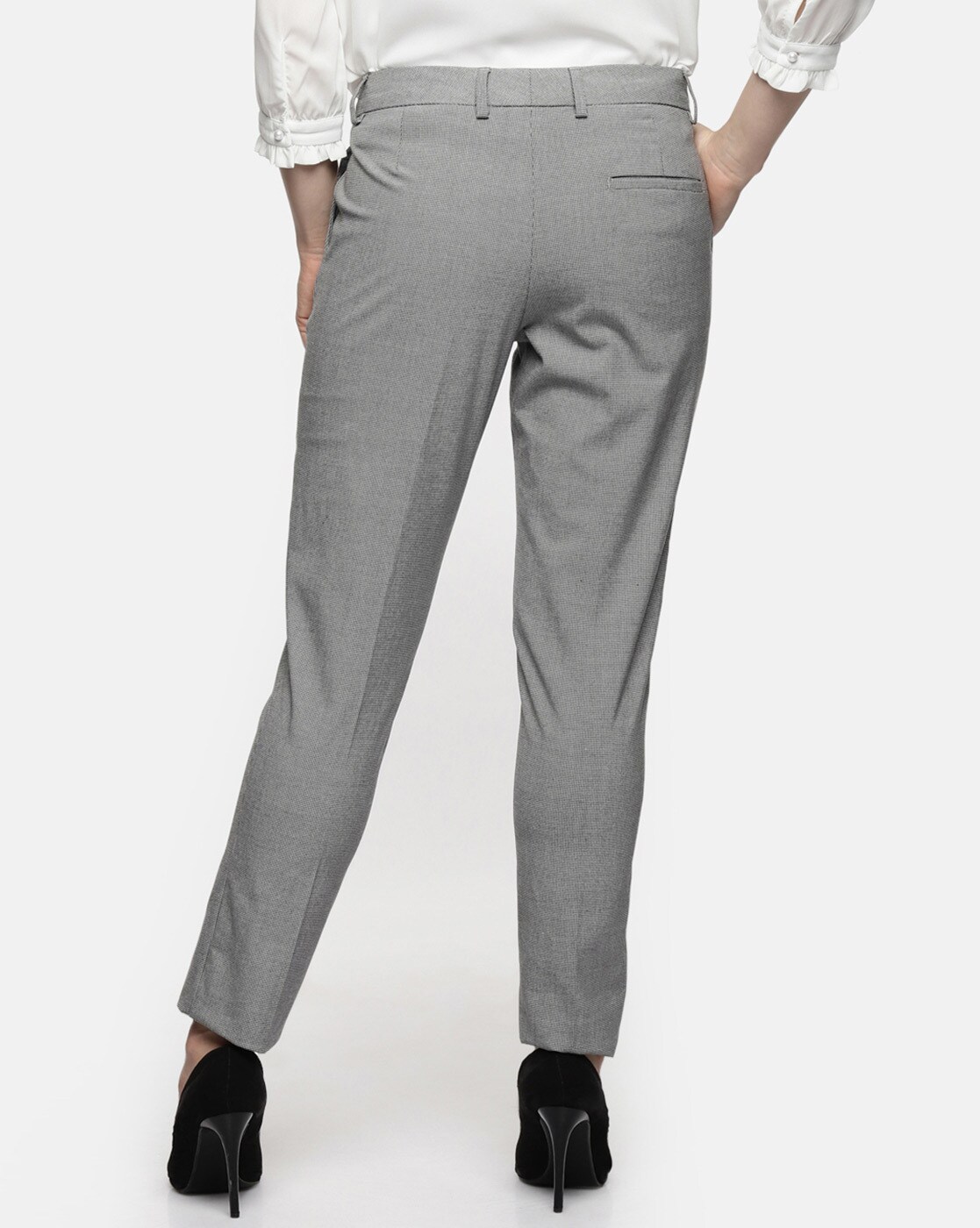 Grey Cotton Ladies Formal Pant at Rs 800/piece in Chennai | ID: 20625053462