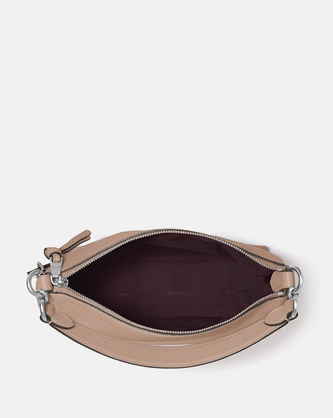 Buy Coach Soft Pebble Leather Shay Crossbody Bag | Beige Color Women | AJIO LUXE Buy Coach Soft Pebble Leather Shay Crossbody Bag | Beige Color Women | AJIO LUXE