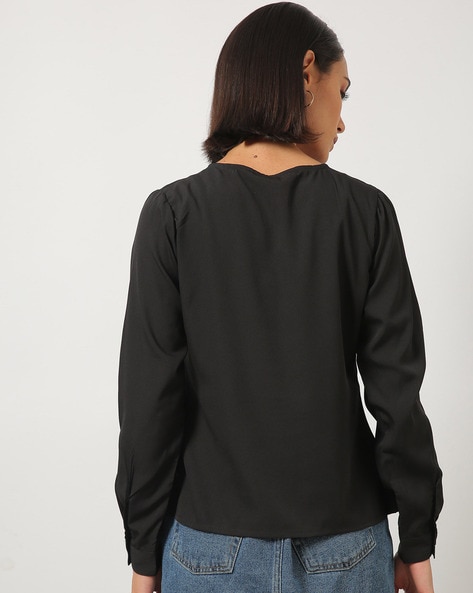 Buy Black Tops for Women by Outryt Online