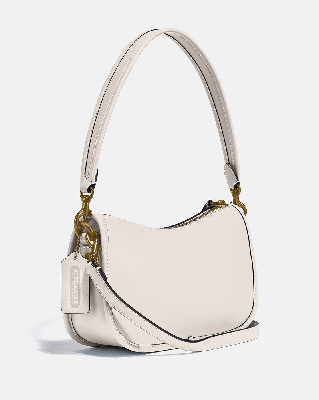Buy Coach Swinger Small Sling Bag | White Color Women | AJIO LUXE