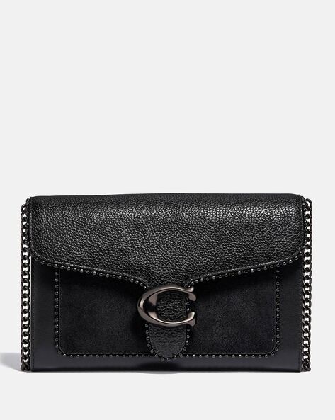 Buy Coach Crossgrain Leather Mini Lille Carryall Satchel - Black at  Amazon.in