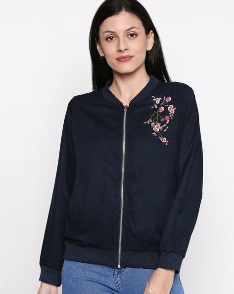 Buy Navy Jackets Coats for Women by People by Pantaloons Online