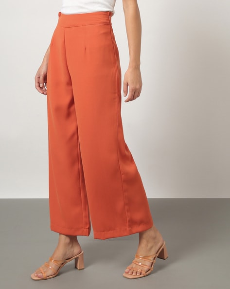 Palazzo Eshop Regular Fit Women Orange, Cream Trousers - Buy Palazzo Eshop  Regular Fit Women Orange, Cream Trousers Online at Best Prices in India |  Flipkart.com
