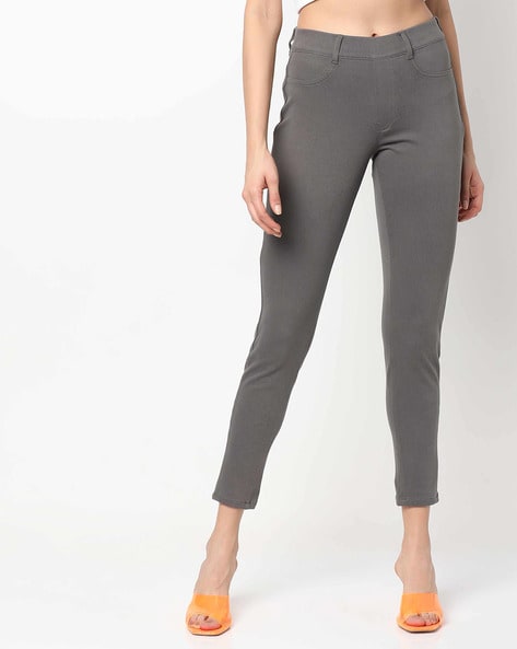Buy MAX Women Solid Ankle Length Trousers from Max at just INR 9990