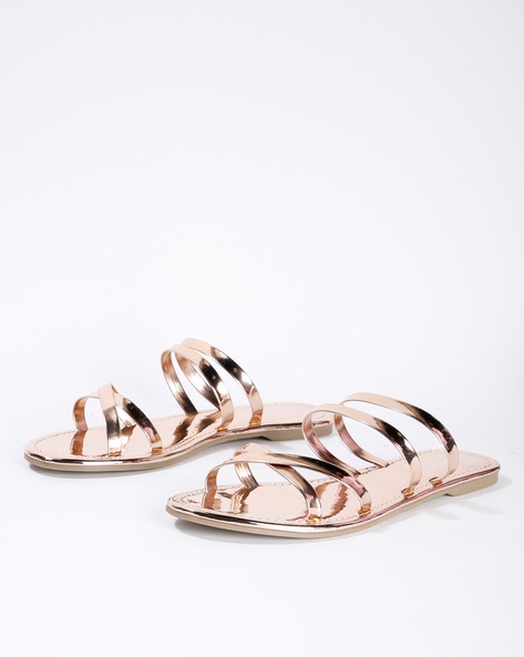 Buy Rocia By Regal Rose Gold Casual Knotted Flats for Women Online at Regal  Shoes | 10005279