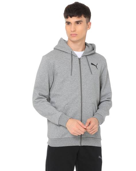 puma essential hooded jacket