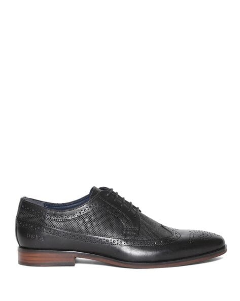 Herman Lace-Up Derby Formal Shoes with Broguing