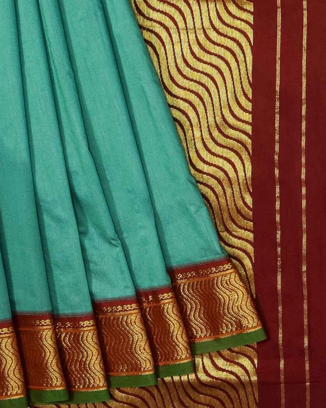 Kalyani Cotton Silk Saree With Blouse (Inclusive Of All Taxes