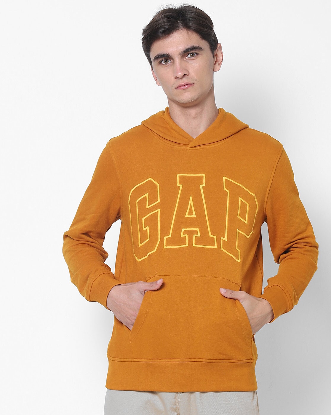 gap mustard yellow hoodie