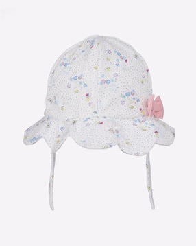 mothercare Ditsy Print Sun Hat with Bow Accent-picture-40
