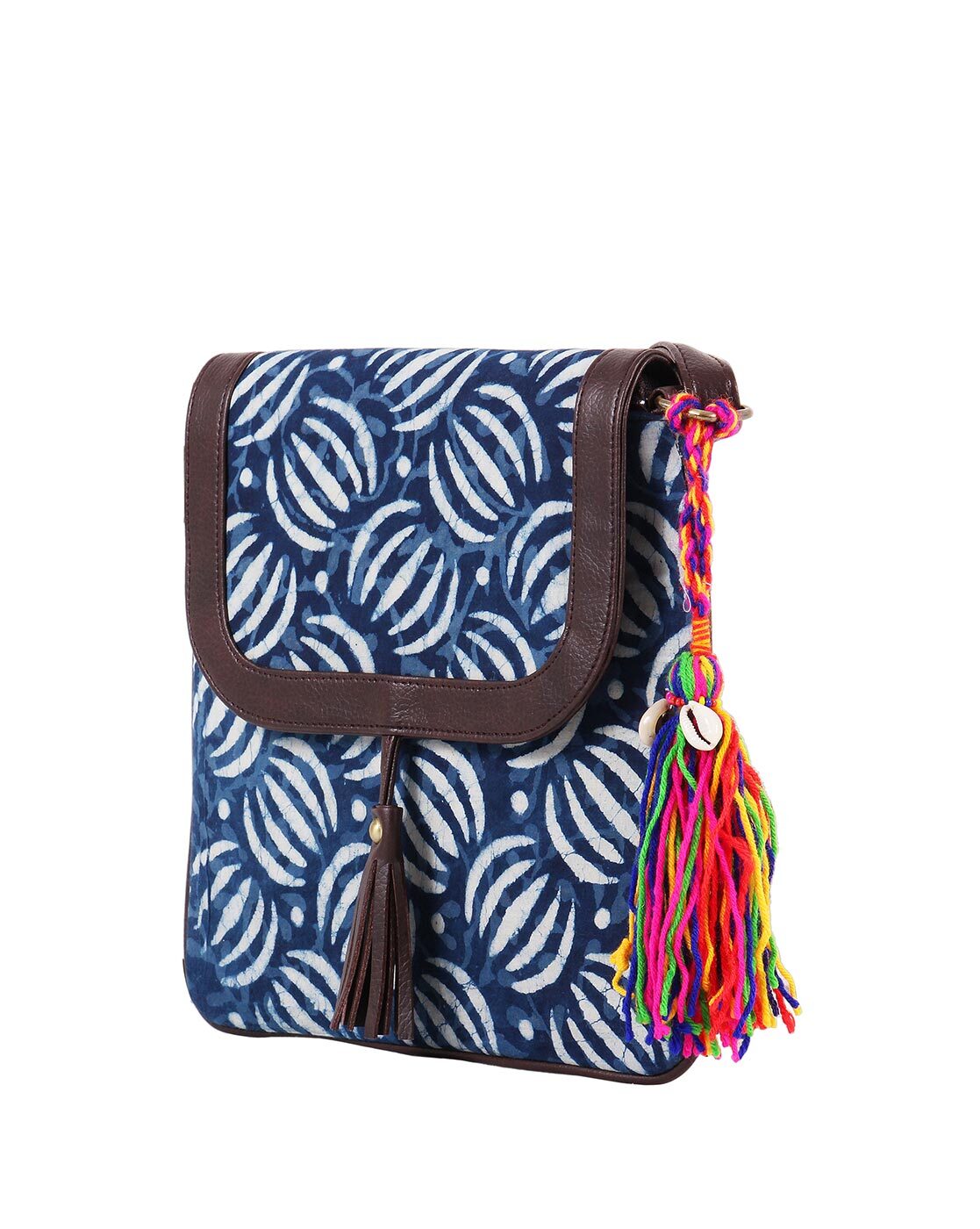 Buy Vivinkaa Brown & Red Printed Sling Bag - Handbags for Women 2337557 |  Myntra