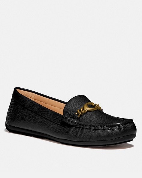 Coach sale logo loafers