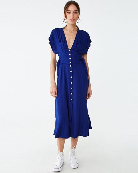 Forever 21 button front clearance dress