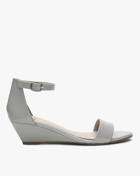 Buy Grey Heeled Sandals for Women by Carlton London Online Ajio