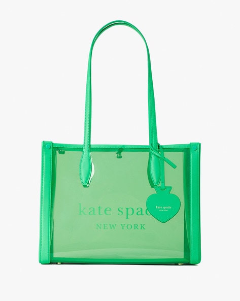 Buy KATE SPADE Market See-Through Tote Bag | Peach Color Women | AJIO LUXE