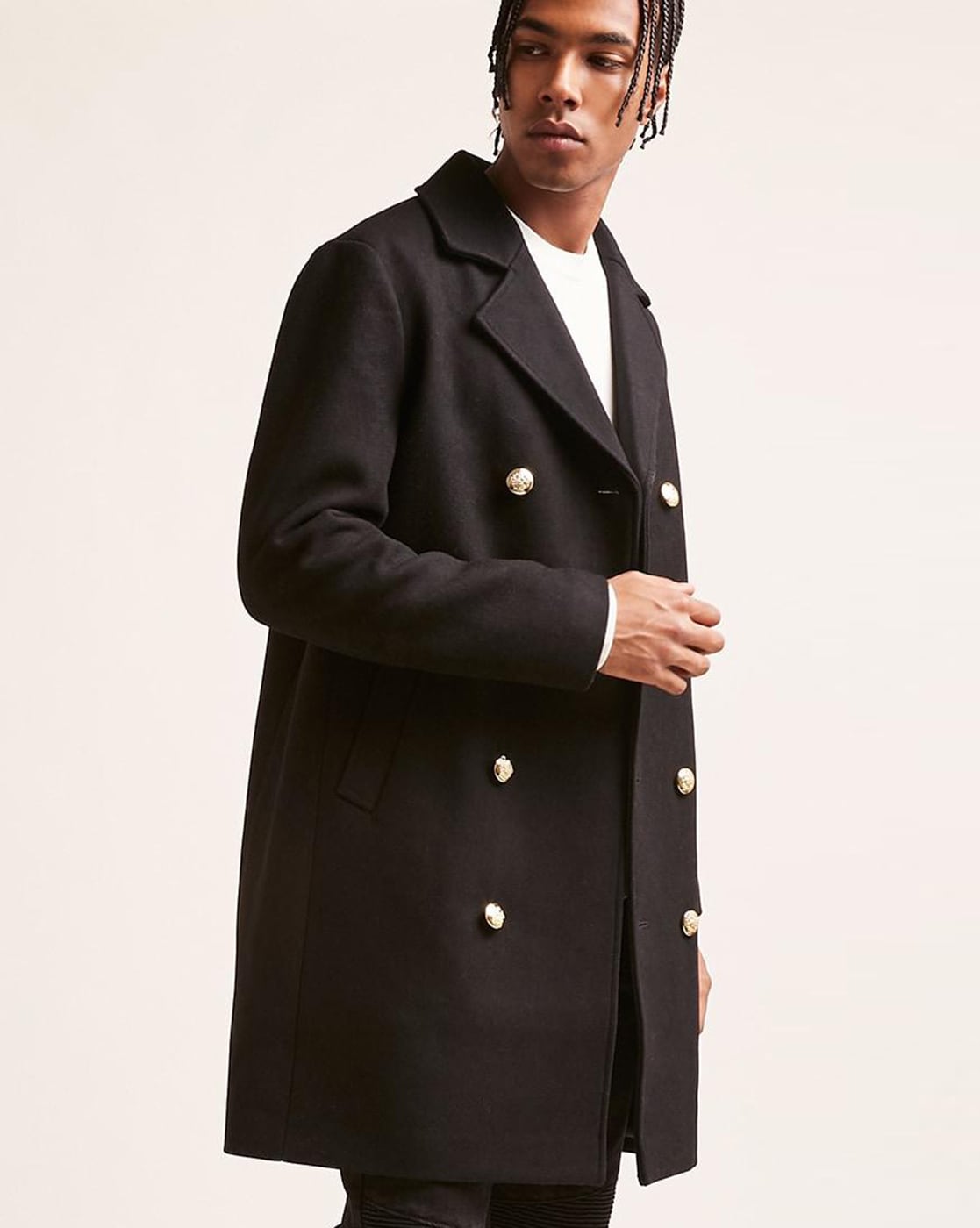 Slim Fit Coat with Insert Pockets