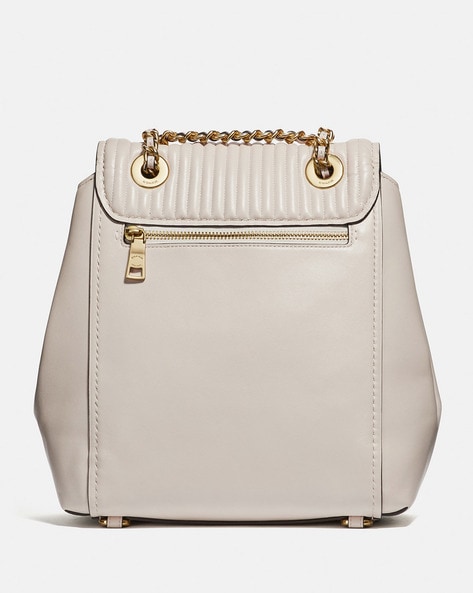 Coach parker hot sale bag white