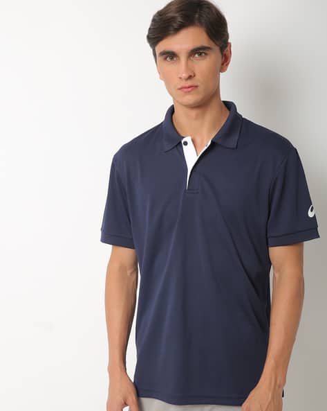 ASICS Polo Training T-shirt with Vented Hemline