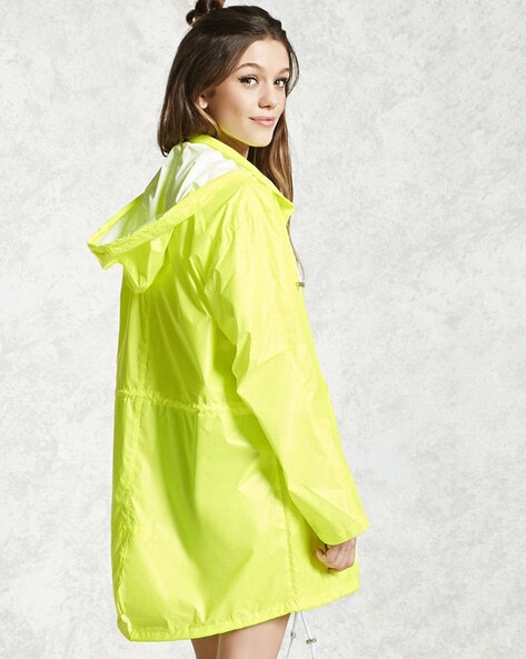 Forever 21 yellow clearance raincoat