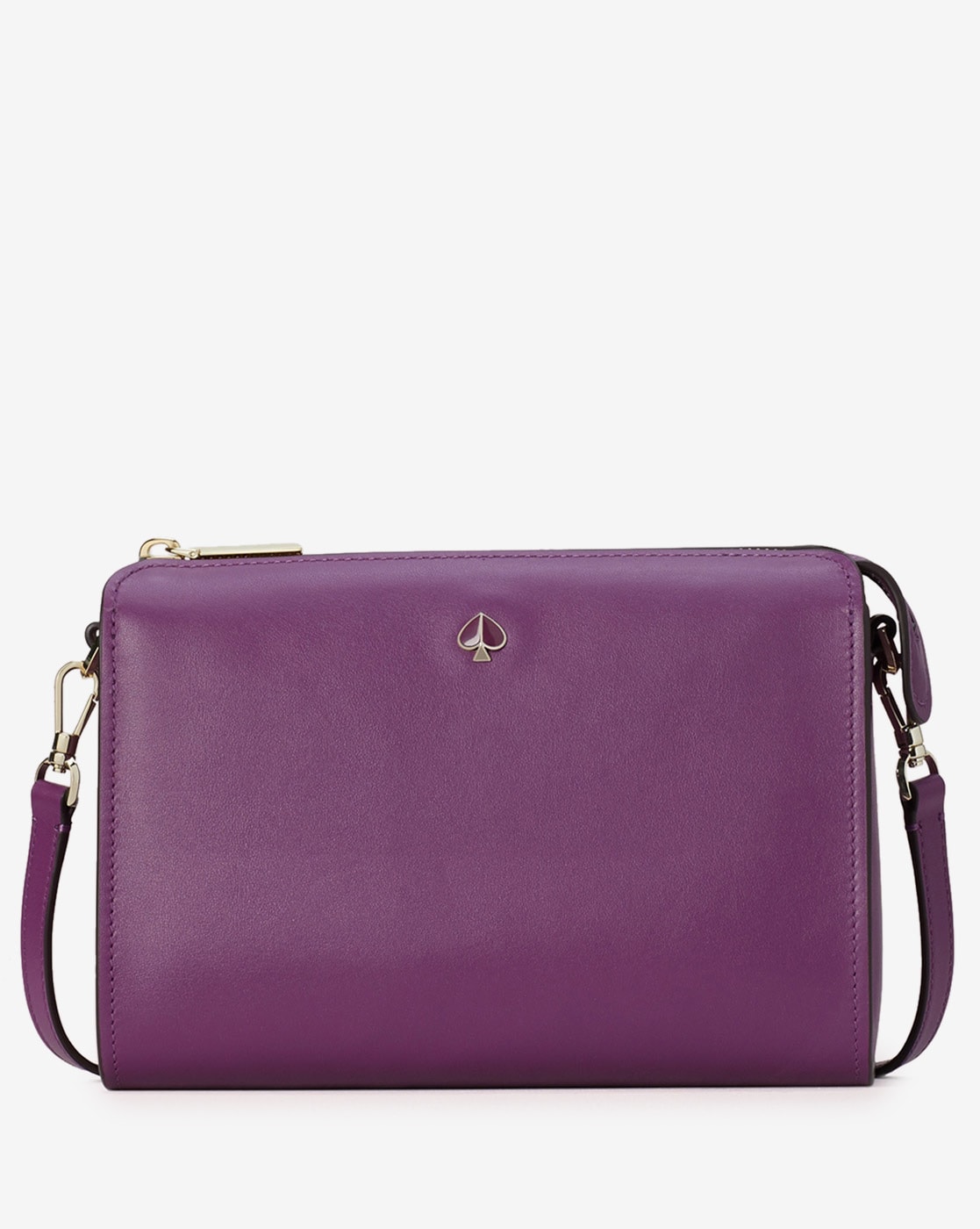 Buy KATE SPADE andi Italian Leather Crossbody Bag Purple Color