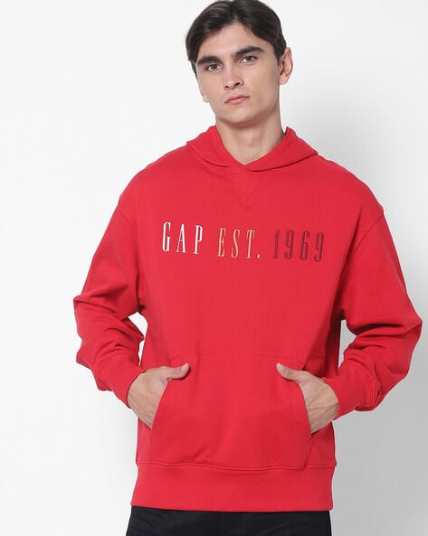 Hoodie with Brand Embroidery