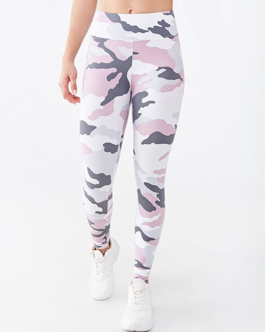 Pink and Green Camo Leggings with pockets – FunctionalFitwear.com