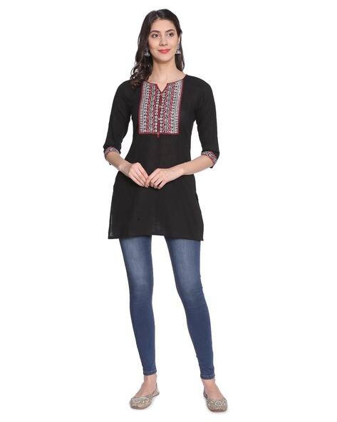 Buy Black Kurtis \u0026 Tunics for Women by 