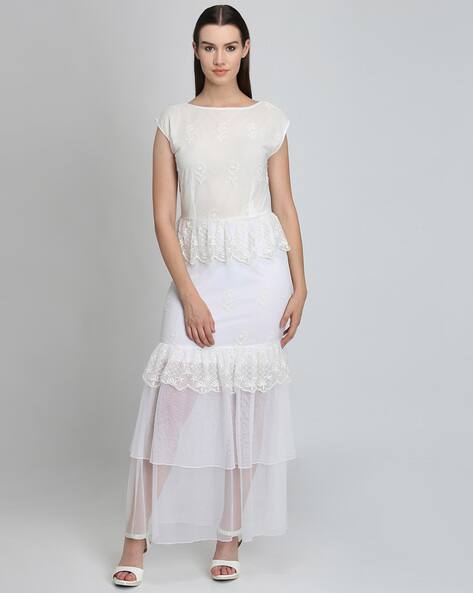 loft tiered dress