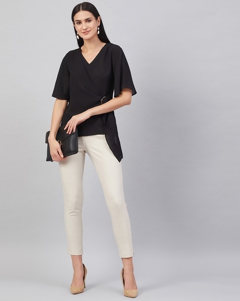 Buy Black Tops for Women by MARIE CLAIRE Online