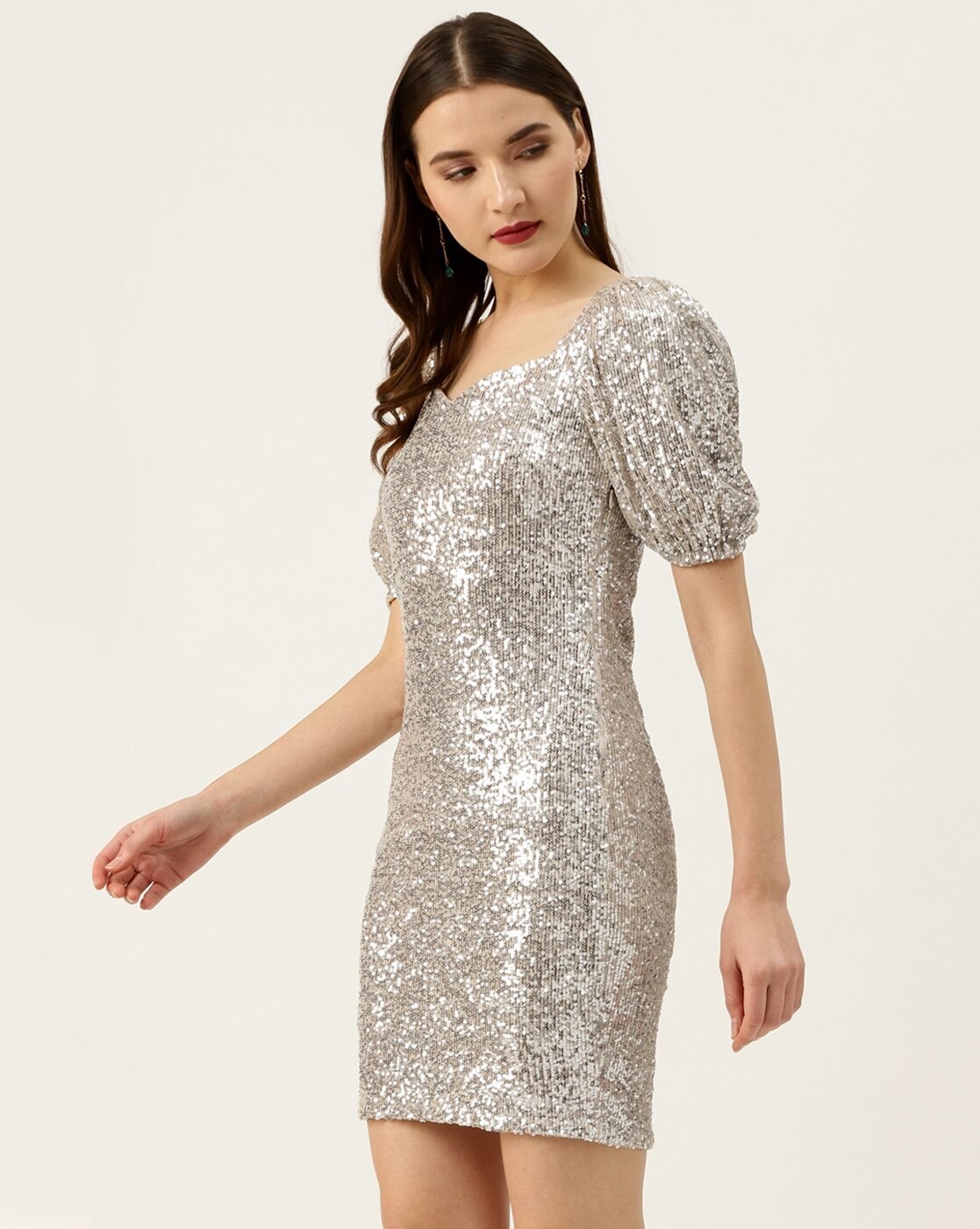 Sparkle Party Sequin One-Shoulder Mini Dress | Windsor