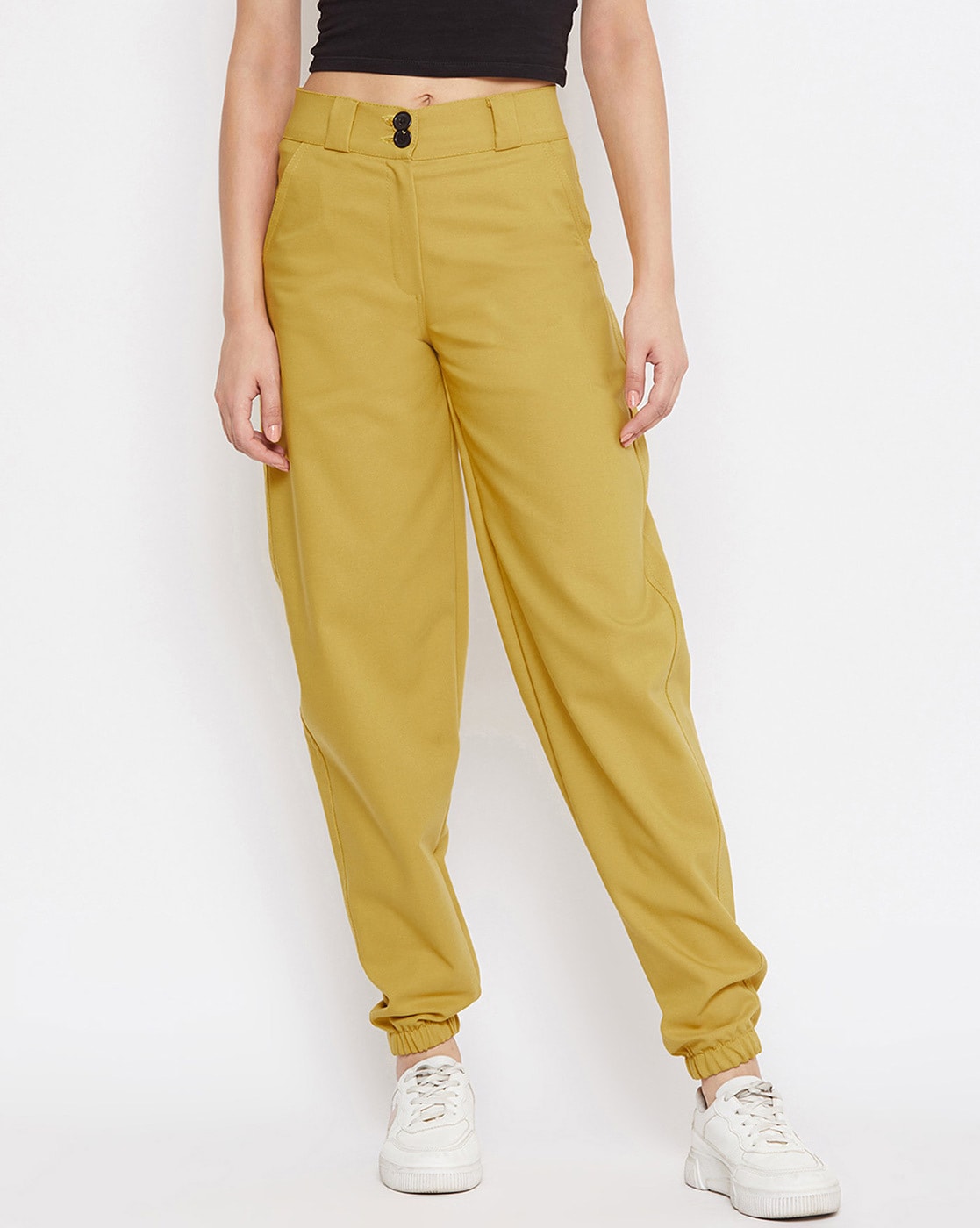 Buy Yellow Trousers  Pants for Women by RIDER REPUBLIC Online  Ajiocom