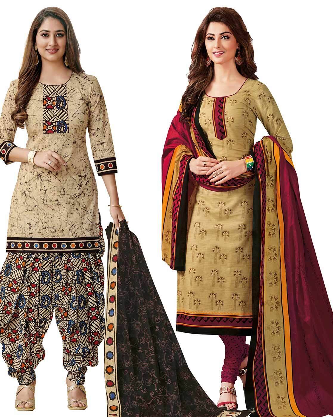online shopping dress materials combo offers