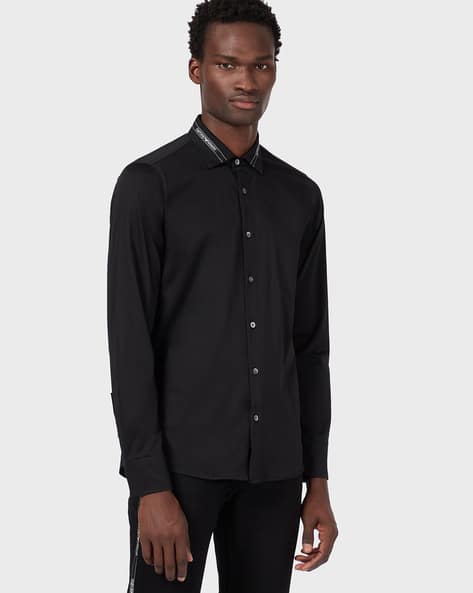 emporio armani black shirt